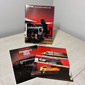1984 Lionel Catalogs; Collector Series, Traditional Series & Highballs Lot of 3